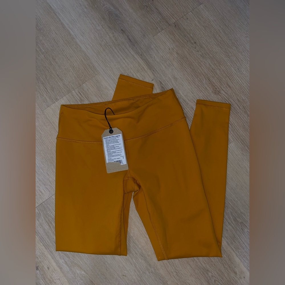 Prana Golden Leggings NWT SMALL